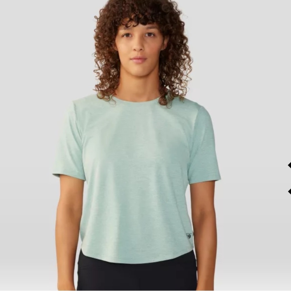 Mountain Hardwear Women’s Sunblocker Short Sleeve Tee Mineral Spring Heather S